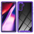 For Samsung Galaxy Note 10 Starry Sky Solid Color Series Shockproof PC + TPU Protective Case(Purple) - 1