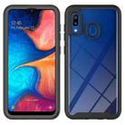 For Samsung Galaxy A20 / A30 Starry Sky Solid Color Series Shockproof PC + TPU Protective Case(Black) - 1
