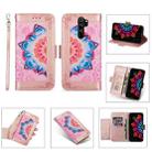 For Xiaomi Redmi Note 8 Pro Printing Dual-color Half Mandala Pattern Dual-side Magnetic Buckle Horizontal Flip Leather Case with Holder & Card Slots & Wallet & Photo Frame & Lanyard(Rose Gold) - 1