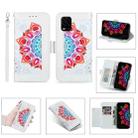 For Xiaomi Mi 10 Lite Printing Dual-color Half Mandala Pattern Dual-side Magnetic Buckle Horizontal Flip Leather Case with Holder & Card Slots & Wallet & Photo Frame & Lanyard(White) - 1