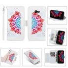 For Samsung Galaxy A5 (2017) Printing Dual-color Half Mandala Pattern Dual-side Magnetic Buckle Horizontal Flip Leather Case with Holder & Card Slots & Wallet & Photo Frame & Lanyard(White) - 1