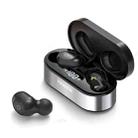 Fineblue Air55 Pro Bluetooth 5.0 TWS LED Display Bluetooth Earphone with Charging Box(Black) - 1