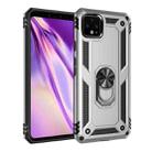 For Google Pixel 4XL Shockproof TPU + PC Protective Case with 360 Degree Rotating Holder(Silver) - 1