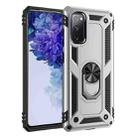 For Samsung Galaxy S20 FE 5G Shockproof TPU + PC Protective Case with 360 Degree Rotating Holder(Silver) - 1