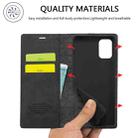 For Samsung Galaxy A71 / M70s LC.IMEEK Strong Magnetism Ultra-thin Horizontal Flip Shockproof Matte TPU + PU Leather Case with Holder & Card Slots & Wallet(Black) - 5
