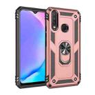 For Vivo Y3 / Y17 Shockproof TPU + PC Protective Case with 360 Degree Rotating Holder(Rose Gold) - 1