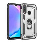 For Vivo Y3 / Y17 Shockproof TPU + PC Protective Case with 360 Degree Rotating Holder(Silver) - 1