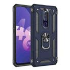 For OPPO F11 Pro Shockproof TPU + PC Protective Case with 360 Degree Rotating Holder(Blue) - 1