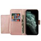 Printing Dual-color Half Mandala Pattern Dual-side Magnetic Buckle Horizontal Flip Leather Case with Holder & Card Slots & Wallet & Photo Frame & Lanyard For iPhone XR(Rose Gold) - 5
