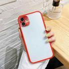For iPhone 11 Pro Electroplating All-Inclusive Pure TPU Protective Case with Metal Lens Cover (Red) - 1