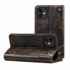 For iPhone 12 / 12 Pro Baroque Simple Horizontal Flip Leather Case with Holder & Card Slots & Wallet(Black) - 1