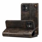 For iPhone 12 Pro Max Baroque Simple Horizontal Flip Leather Case with Holder & Card Slots & Wallet(Black) - 1