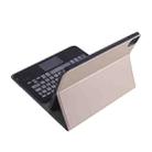 A098B-A Detachable ABS Ultra-thin Bluetooth Keyboard + TPU Tablet Case for iPad Air 4 10.9 inch (2020), with Stand & Pen Slot & Touch(Gold) - 3