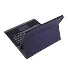 A098B-A Detachable ABS Ultra-thin Bluetooth Keyboard + TPU Tablet Case for iPad Air 4 10.9 inch (2020), with Stand & Pen Slot & Touch(Dark Blue) - 3