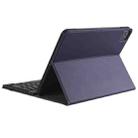 A098BS Detachable Ultra-thin Backlight Bluetooth Keyboard Tablet Case for iPad Air 4 10.9 inch (2020), with Stand & Pen Slot(Dark Blue) - 3