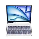 For iPad Air 11 2024 / 2025 / Air 4 2020 / Air 5 2022 A098B Detachable ABS Ultra-thin Candy Colors Bluetooth Keyboard Tablet Case with Stand & Pen Slot(Purple) - 3