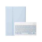 For iPad Air 11 2024 / 2025 / Air 4 2020 / Air 5 2022 A098B Detachable ABS Ultra-thin Candy Colors Bluetooth Keyboard Tablet Case with Stand & Pen Slot(Light Blue) - 2