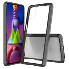 For Samsung Galaxy M51 Scratchproof TPU + Acrylic Protective Case(Black) - 1