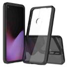 For Google Pixel 5 Scratchproof TPU + Acrylic Protective Case(Black) - 1