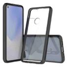 For Google Pixel 4a 5G Scratchproof TPU + Acrylic Protective Case(Black) - 1