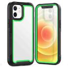 PC+TPU Color Frame Shockproof Phone Protective Case For iPhone 12 Mini(Green) - 1