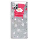 For Samsung Galaxy A42 5G Trendy Cute Christmas Patterned Case Clear TPU Cover Phone Cases(Hang Snowman) - 1