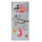 For Samsung Galaxy A42 5G Trendy Cute Christmas Patterned Case Clear TPU Cover Phone Cases(Gift Bird) - 1