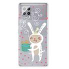 For Samsung Galaxy A42 5G Trendy Cute Christmas Patterned Case Clear TPU Cover Phone Cases(Gift Rabbit) - 1