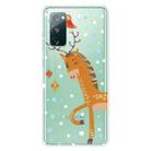 For Samsung Galaxy S20 FE Trendy Cute Christmas Patterned Case Clear TPU Cover Phone Cases(Stag Deer) - 1