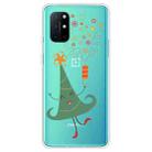 For OnePlus 8T Trendy Cute Christmas Patterned Case Clear TPU Cover Phone Cases(Merry Christmas Tree) - 1