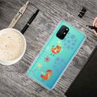 For OnePlus 8T Trendy Cute Christmas Patterned Case Clear TPU Cover Phone Cases(Two Snowflakes) - 2