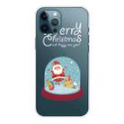 For iPhone 12 Pro Max Trendy Cute Christmas Patterned Case Clear TPU Cover Phone Cases(Crystal Ball) - 1