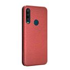 For Alcatel 1SE 2020 Carbon Fiber Texture Horizontal Flip TPU + PC + PU Leather Case with Card Slot(Brown) - 3
