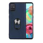 For Samsung Galaxy M51 360 Rotary Multifunctional Stent PC+TPU Case with Magnetic Invisible Holder(Navy Blue) - 1
