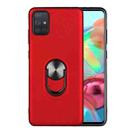 For Samsung Galaxy M51 360 Rotary Multifunctional Stent PC+TPU Case with Magnetic Invisible Holder(Red) - 1