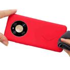 For Huawei Mate 40 Pro Pure Color Liquid Silicone Shockproof Full Coverage Case(Red) - 5