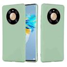 For Huawei Mate 40 Pro Pure Color Liquid Silicone Shockproof Full Coverage Case(Green) - 2