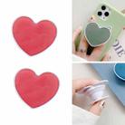 2 PCS Solid Color Love Airbag Phone Stand Ring Holder(Camellia) - 1