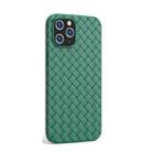 For iPhone 12 mini BV Woven All-inclusive Shockproof Case (Green) - 1