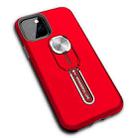 2 in 1 Shockproof TPU+PC Case with Ring Holder For iPhone 12 mini(Red) - 1