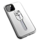 2 in 1 Shockproof TPU+PC Case with Ring Holder For iPhone 12 mini(Silver) - 1