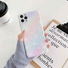 For iPhone 12 Shockproof Colorful Glitter Marble Protective Case(Pink Blue) - 1