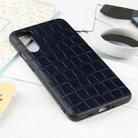 Crocodile Texture Leather Protective Case For OnePlus Nord(Blue) - 1