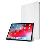 Silk Texture Horizontal Flip Magnetic PU Leather Case with Three-folding Holder & Sleep / Wake-up Function For iPad Air 2022 / 2020 10.9(White) - 1