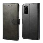 For Galaxy S20 FE GUSSIM Business Style Horizontal Flip Leather Case with Holder & Card Slots & Wallet(Black) - 1