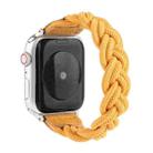 Elastic Woven Watch Band For Apple Watch Series 8&7 41mm / SE 2&6&SE&5&4 40mm / 3&2&1 38mm, Length:160mm(Yellow) - 1