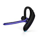 F910 Bluetooth 5.0 Hanging Ear Style Dual Mic Noise Cancelling Bluetooth Earphone(Black Blue) - 1