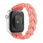 Elastic Woven Watch Band For Apple Watch Ultra 49mm&Watch Ultra 2 49mm / Series 9&8&7 45mm / SE 3&SE 2&6&SE&5&4 44mm / 3&2&1 42mm, Length:120mm(Watermelon Red) - 1