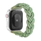 Elastic Woven Watch Band For Apple Watch Ultra 49mm&Watch Ultra 2 49mm / Series 9&8&7 45mm / SE 3&SE 2&6&SE&5&4 44mm / 3&2&1 42mm, Length:120mm(Green) - 1