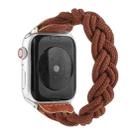 Elastic Woven Watch Band For Apple Watch Series 7 45mm / 6 & SE & 5 & 4 44mm / 3 & 2 & 1 42mm, Length:150mm(Coffee) - 1